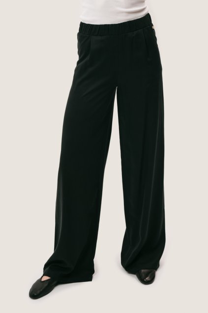 Široké kalhoty NINA - černá