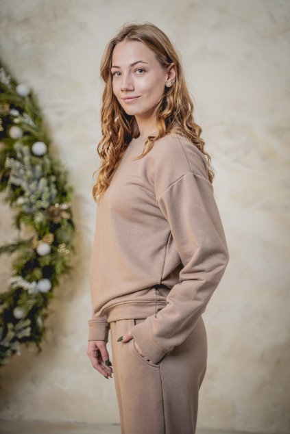 Dámský komplet SENDI - kapučíno