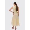 Lněné šaty VIVIEN - vanilka