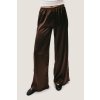 Hedvábné kalhoty MIA - čokoládová