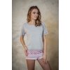 Dámské pyžámko ZENDAYA - šedý melír / norský vzor