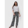 Dámské široké kalhoty EMMA - zebra