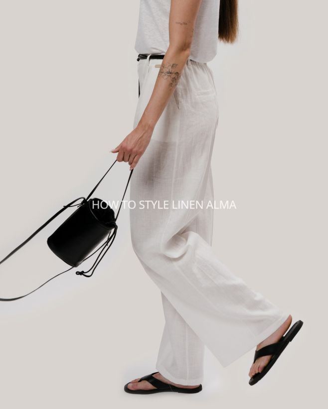 How to style LINEN ALMA 🌾🤍 Lněné kalhoty jsou jedním z těch kousků, ke kterým se budeš vracet každé léto. Díky své...