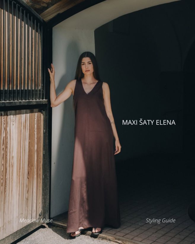 Maxi šaty ELENA jsou jedním z těch kousků, které za tebe vytvoří celý outfit 🤍 A právě doplňky u nich rozhodnou o tom, jak...