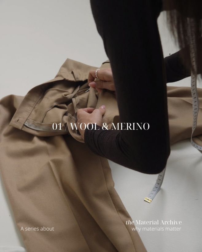 THE MATERIAL ARCHIVE / 01 — WOOL 100% vlnu jsme si v DENITY přály už dlouho. Pro její pocit, vlastnosti i to, jak krásně...