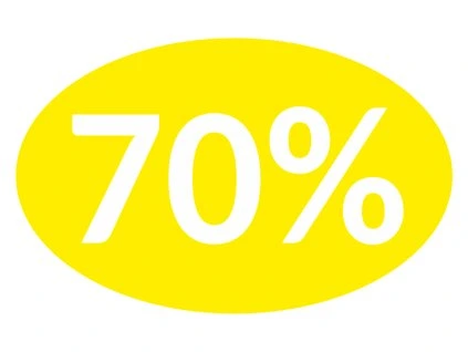 70%