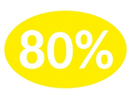 80%