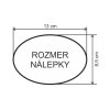 ROZMER NALEPKY