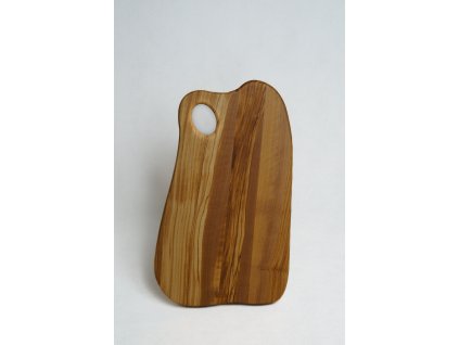 Gáfrová drevená krájacia doska asymetrická 32 × 19 cm