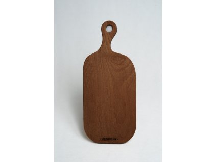 Sapelová servírovacia doska s rúčkou