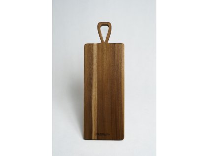 Akáciová servírovacia doska s úchytom
