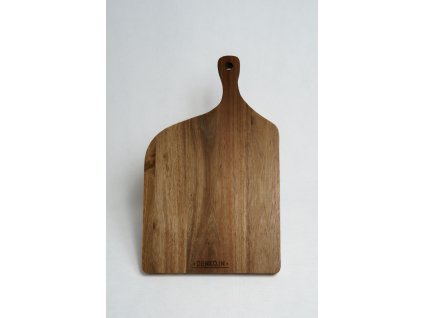 Akáciová drevená krájacia doska s rukoväťou 41,5 × 25,5 cm