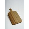 doska 25; Olivová drevená krájacia doska s rukoväťou 40 × 20 cm