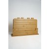 doska 8; Bambusová sada krájacích dosiek so stojanom 38 × 26 cm