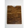 Masívna drevená krájacia doska - TEAK 42 × 31 × 4cm