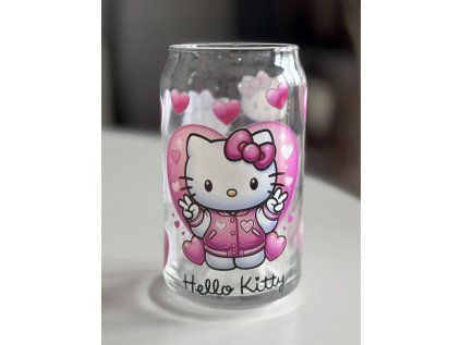 Nedokonalá sklenička - Hello Kitty