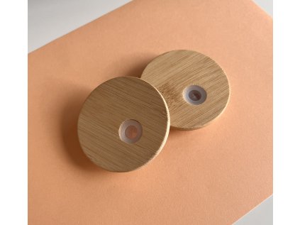 Bambusové víčko na skleničku