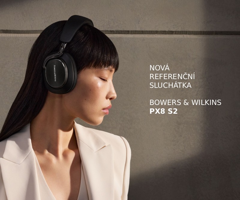 Bowers & Wilkins PX8 S2 - referenční bezdrátová sluchátka