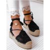 espadryle plecione madam mexicali czarne