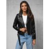 pol pl Kurtka skorzana damska ramoneska czarna OZONEE JS 11Z8113 57723 2