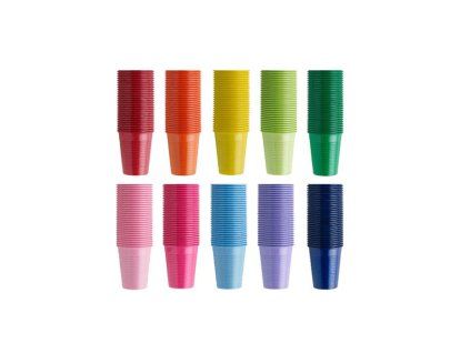 Pohárky Monoart sortiment 200ml, 100 ks