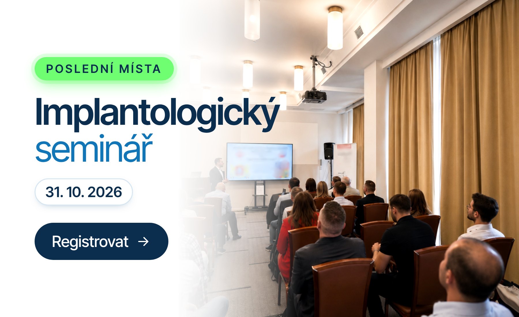 Implantologický seminář – poslední místa