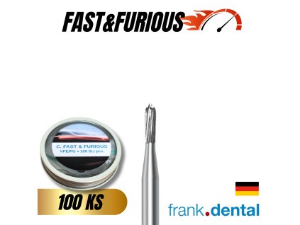 100 ks Separátor korunek Fast&Furious – vysokorychlostní řezací brousek pro odstranění korunek a můstků 1
