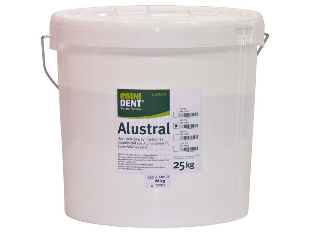Alustral písek Al₂O₃ 110µm 25kg