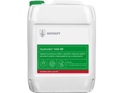 Quatrodes Unit NF - Koncentrát pro čištění a dezinfekci odsávacích zařízení, 5L