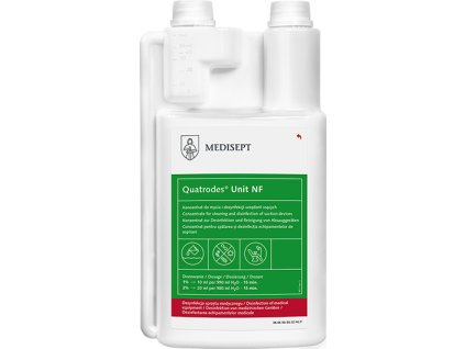 Quatrodes Unit NF - Koncentrát pro čištění a dezinfekci odsávacích zařízení, 1L