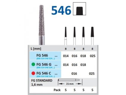 HORICO brousek diamantovaný - kónus, FG546