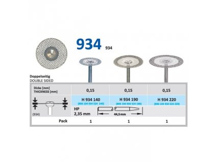 61527 diamantovy disk oboustranne sypany h934 prumer 1 4cm normal