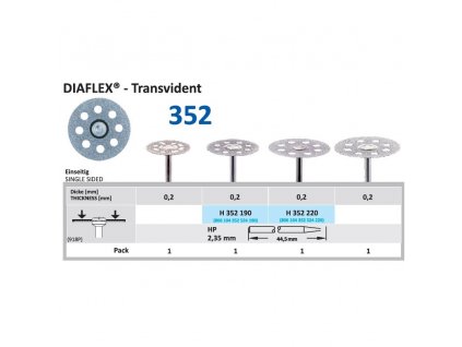 61290 diamantovy disk diaflex transvident sypany shora 1 9cm normal