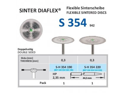 63075 disk ze sintrovanych diamantu oboustranne sypany sh354 2 2cm normal