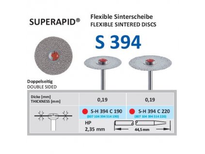 63090 disk ze sintrovanych diamantu oboustranne sypany sh394 1 9cm jemna