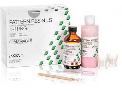 GC PATTERN RESIN LS – sada prášku, tekutiny a pomůcek