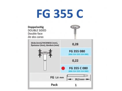 HORICO brousek diamantovaný - kulička, FG697 (Zrnitost normal, Pracovní část Průměr 8mm (080))