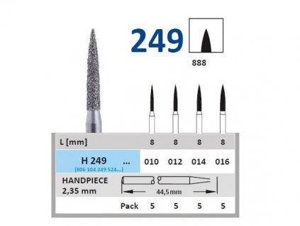 61065 diamantovy brousek plaminek h249 prumer 1 4mm zrnitost normal (1)