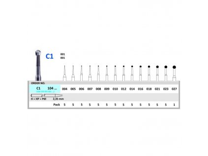 49893 horico tvrdokovovy vrtacek kulicka c1104 prumer 0 5mm