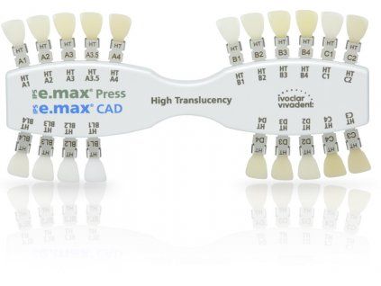 Vzorník odstínů IPS e.max Press/CAD HT