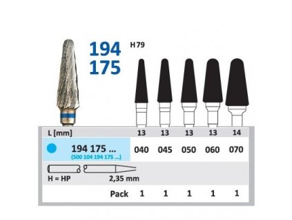15219 tvrdokovova freza konus zakulaceny 194175 prumer 5mm