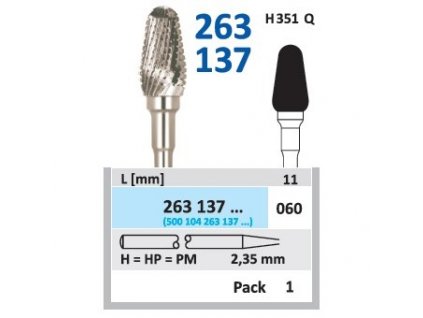 16809 tvrdokovova freza konus zakulaceny 263137 prumer 6mm