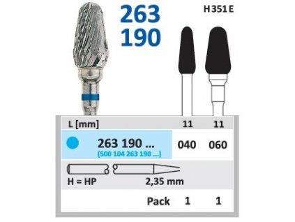 16818 tvrdokovova freza konus zakulaceny 263190 prumer 4mm