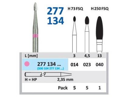 16995 tvrdokovova freza vajicko 277134 prumer 2 3mm