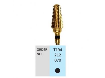 63549 tvrdokovova freza s titanovou vrstvou konus zakulaceny t194212 7mm