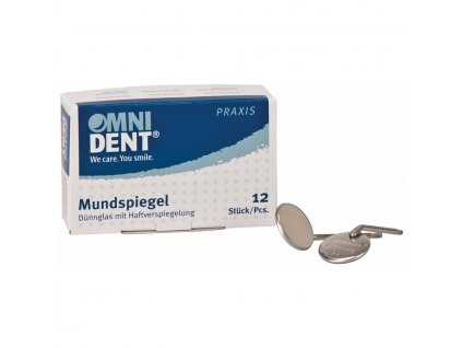 OMNI Zubní zrcátko Standard č.3 ploché, 20mm, 12ks