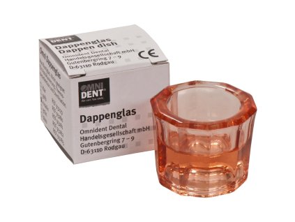 OMNI Desetihranná sklenička růžová