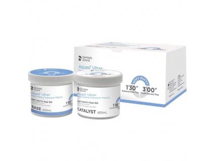 Aquasil Ultra+ Hand Mix Soft Putty Fast Set, katalyzátor+báze