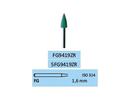 Leštící guma ZrO2-M FG9419ZR