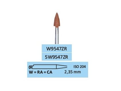 Leštící guma ZrO2 W9547ZR